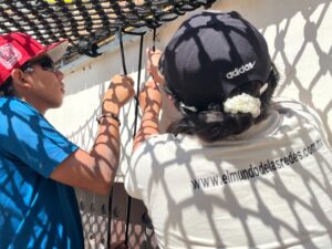 Atención mallas de descanso
